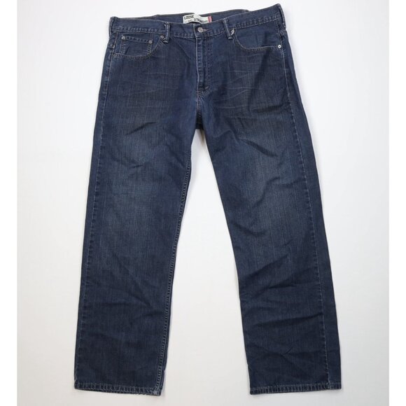 Vintage Y2K Levis 569 Mens 38x32 Loose Straight Wide Leg Denim Jeans Blue Cotton